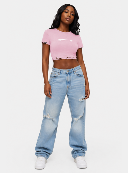 Women’s logo crop tee