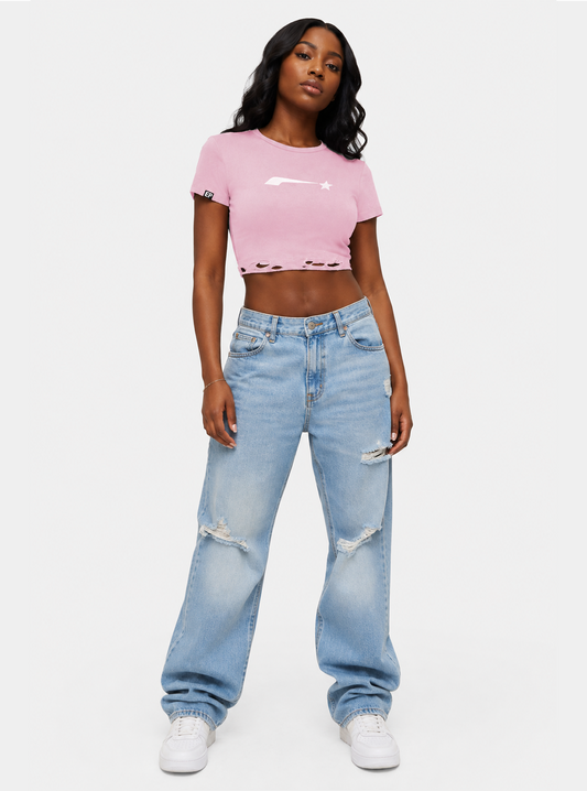 Women’s logo crop tee