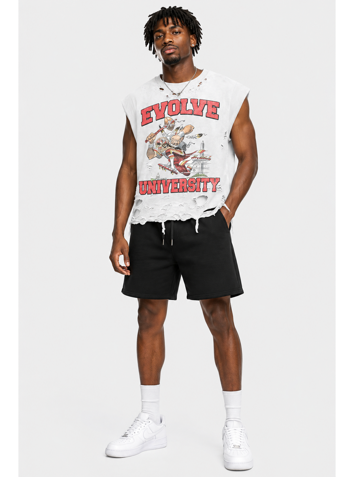 University Sleeveless Tee