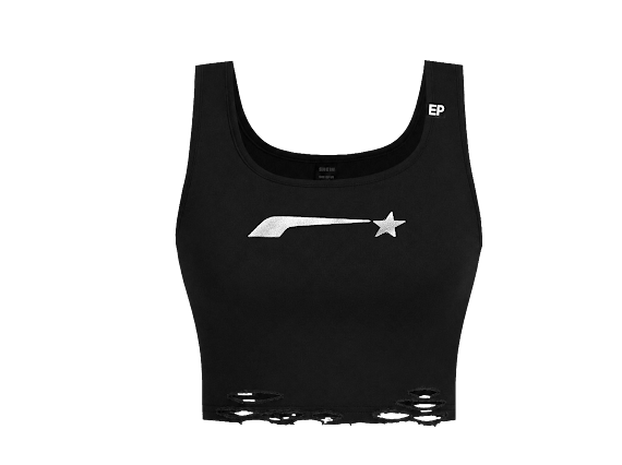 Women’s logo crop sleeveless tee