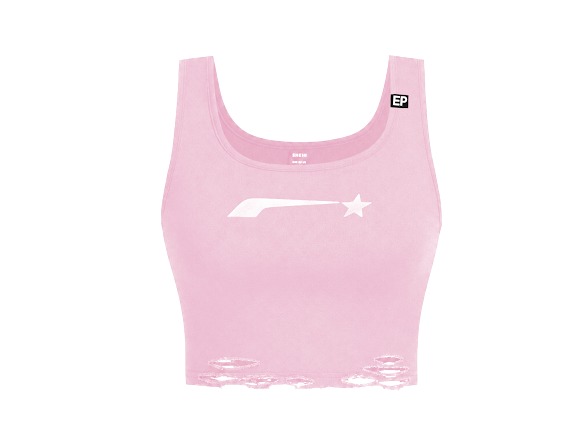 Women’s logo crop sleeveless tee