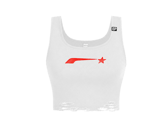 Women’s logo crop sleeveless tee