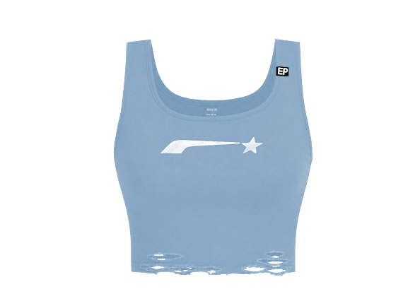 Women’s logo crop sleeveless tee