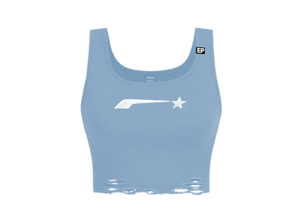 Women’s logo crop sleeveless tee