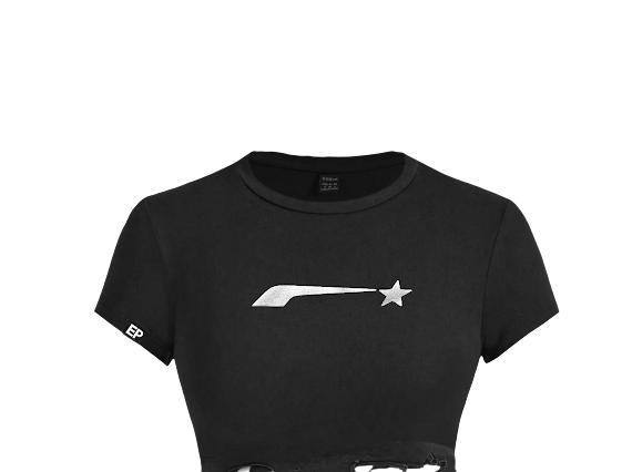Women’s logo crop tee
